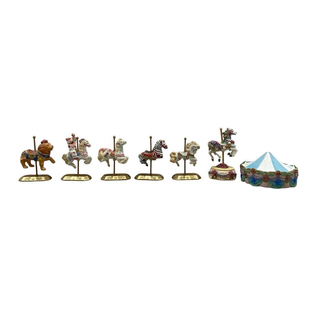 Vintage Westminster Carousel Music Box – Needs TLC – Charming Restoration - Picture 5 of 6